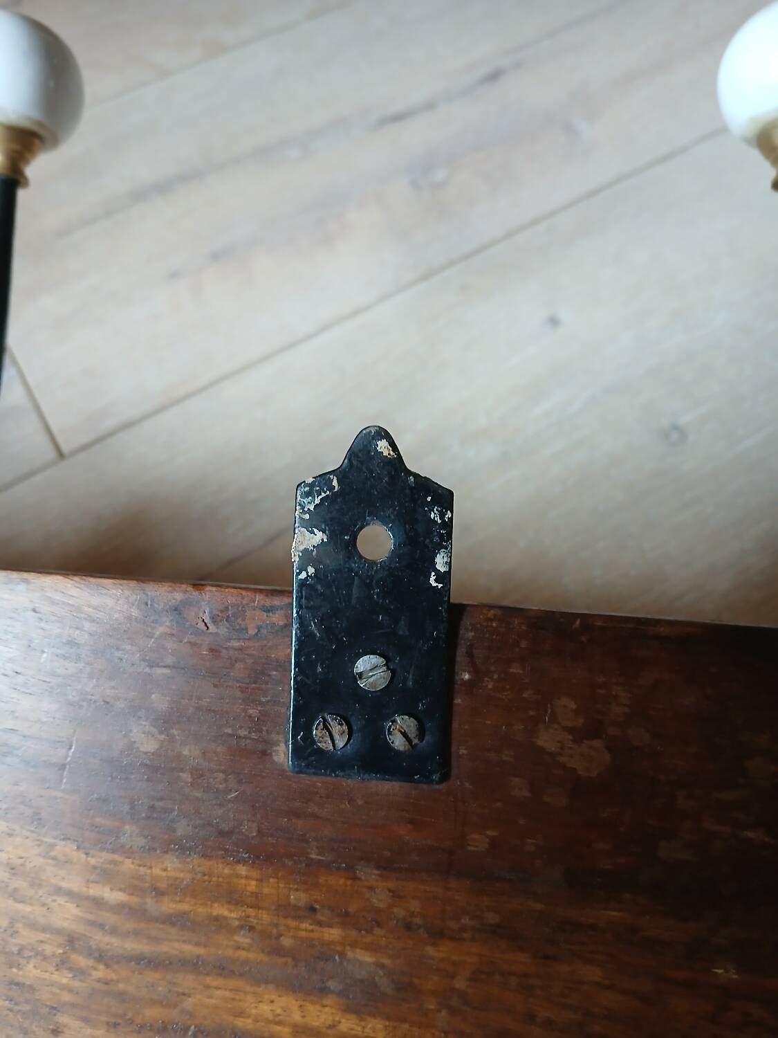 Vintage wall coat rack