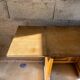 Vintage oak children's desk with extension