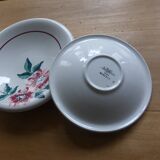 Set of 2 round calotte serving dishes Sarreguemines Monceau 200217