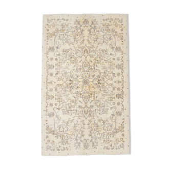 5x9 Classic Madallion Wool Vintage Rug 275x170Cm