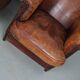 Fauteuil Club Vintage en Cuir Couleur Cognac, Pays-Bas, Set de 2