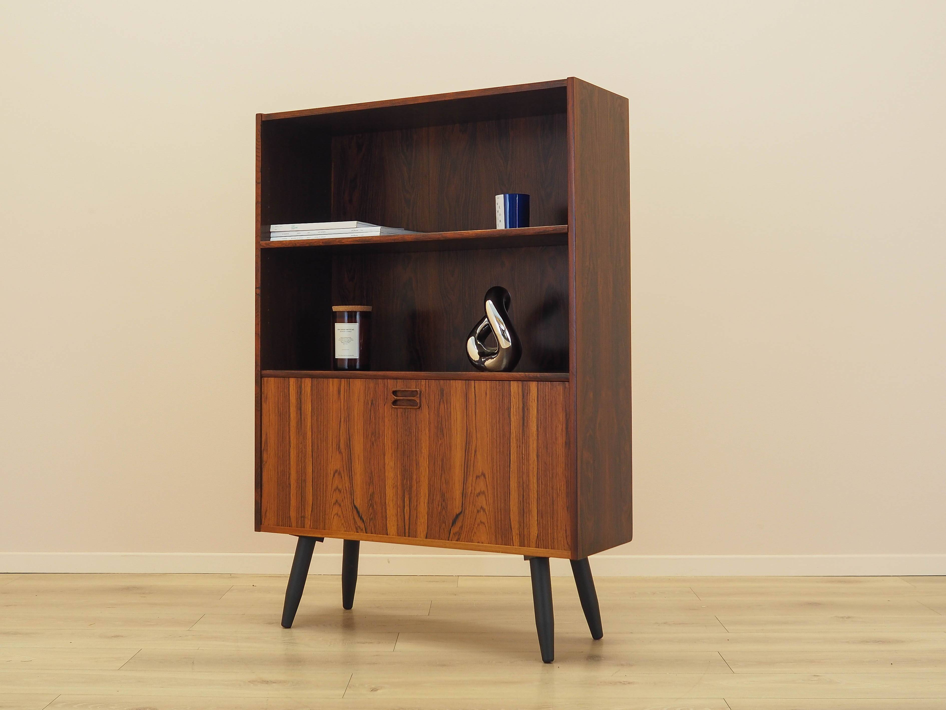 Rosewood bookcase, Danish design, 1970s, made in Denmark