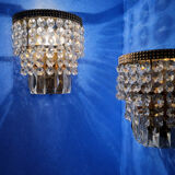 1970s brass pendant wall lights