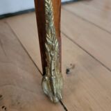 Louis XV bedside table or gueridon with floral motifs, 19th century.