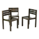 1 of 30 Wilkhahn stackable dining chair, green stained wood, Germany, 1970s