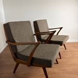 Pair of vintage Scandinavian armchairs – 1960s