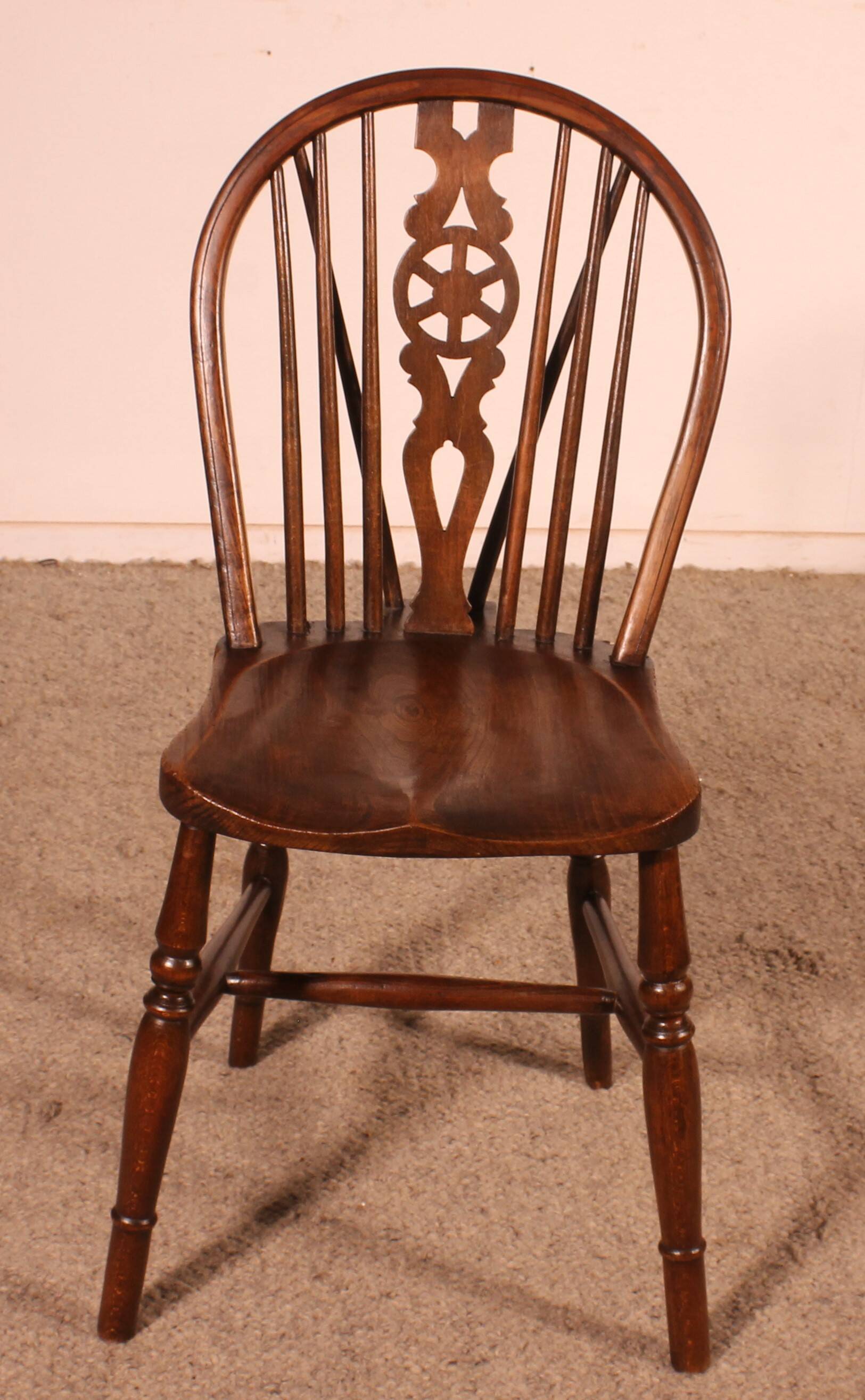 Set Of 6 Windsor Wheelback Chairs