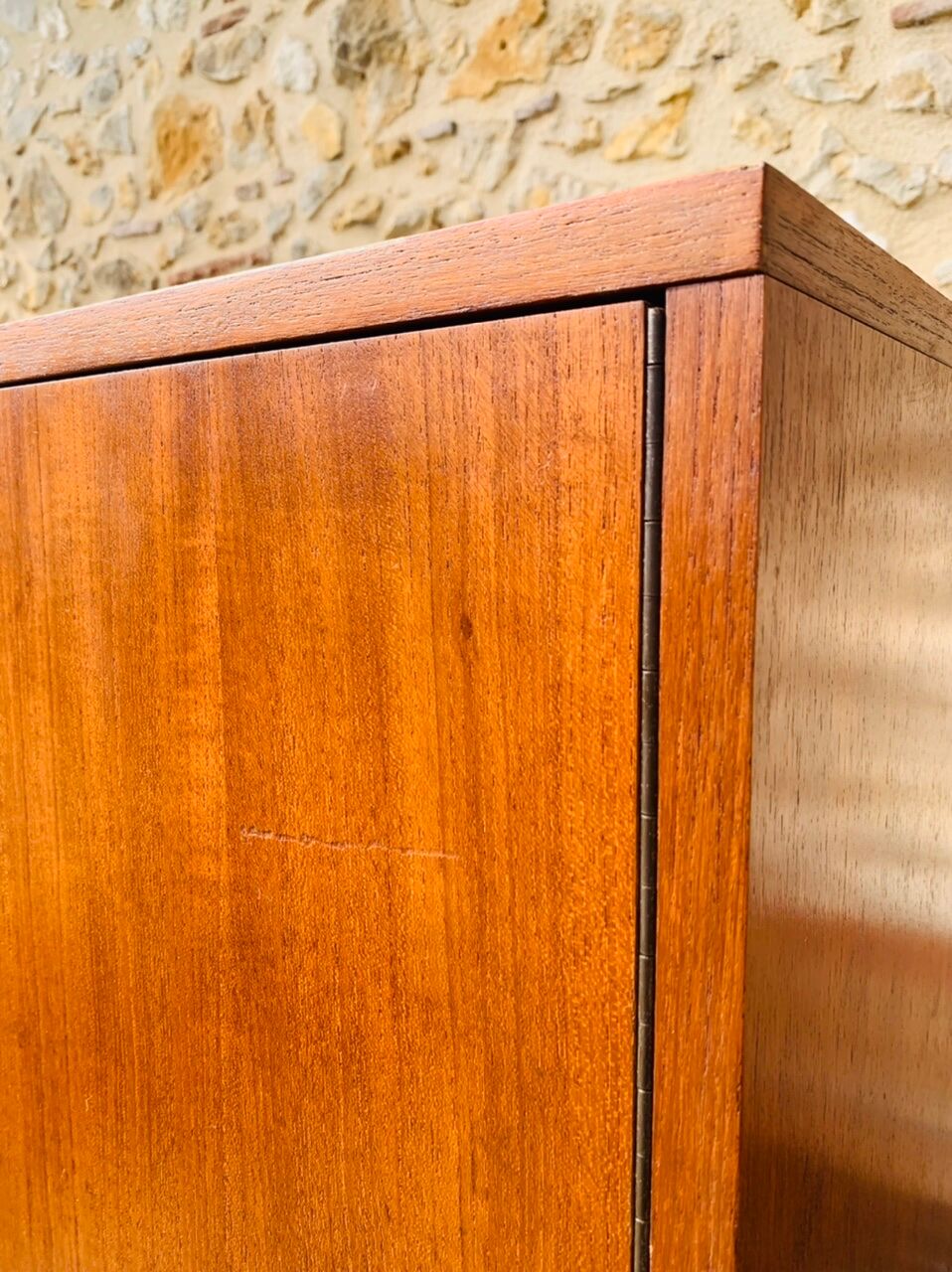 Teak storage cabinet, Scandinavian style, Circa 60's