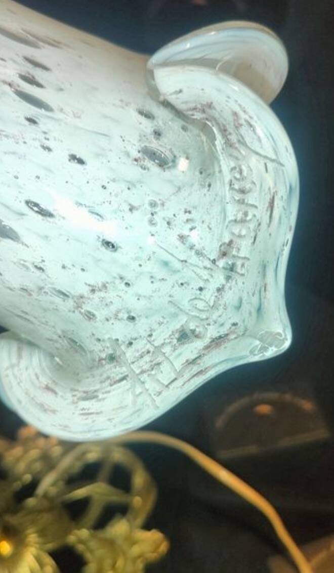 Art Nouveau lamp from Finland, tulips, art from France