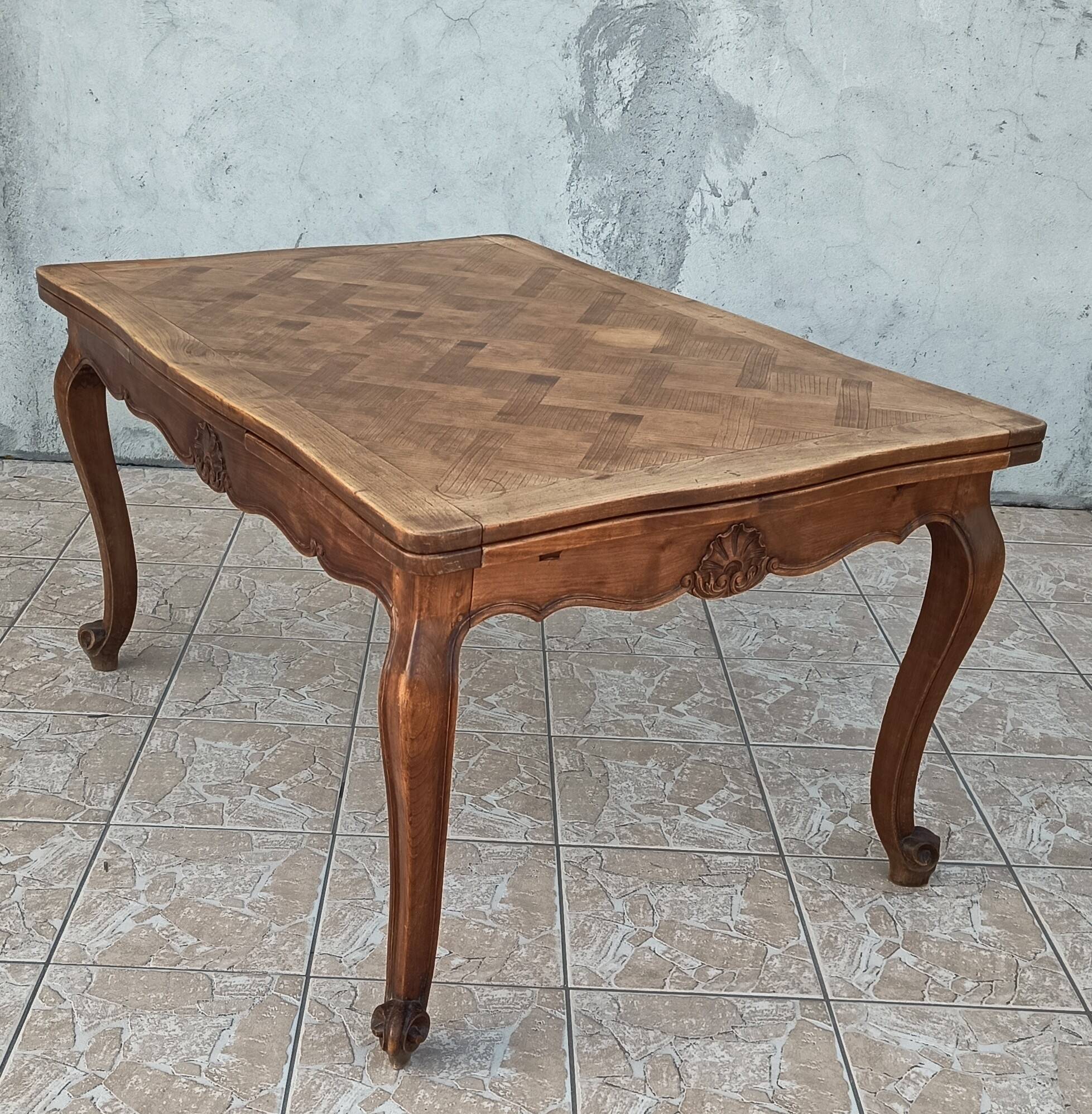 Louis XV style beech table