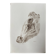 Painting signed sepia monochrome watercolor study of the statue “Rodin’s kiss”