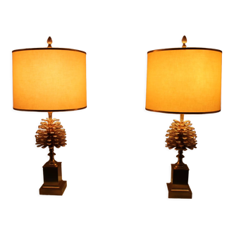 Paire de lampes des années 1970 Charles