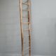 Antique oak ladder