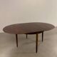 1960s Midcentury round rosewood dining table, Lübke