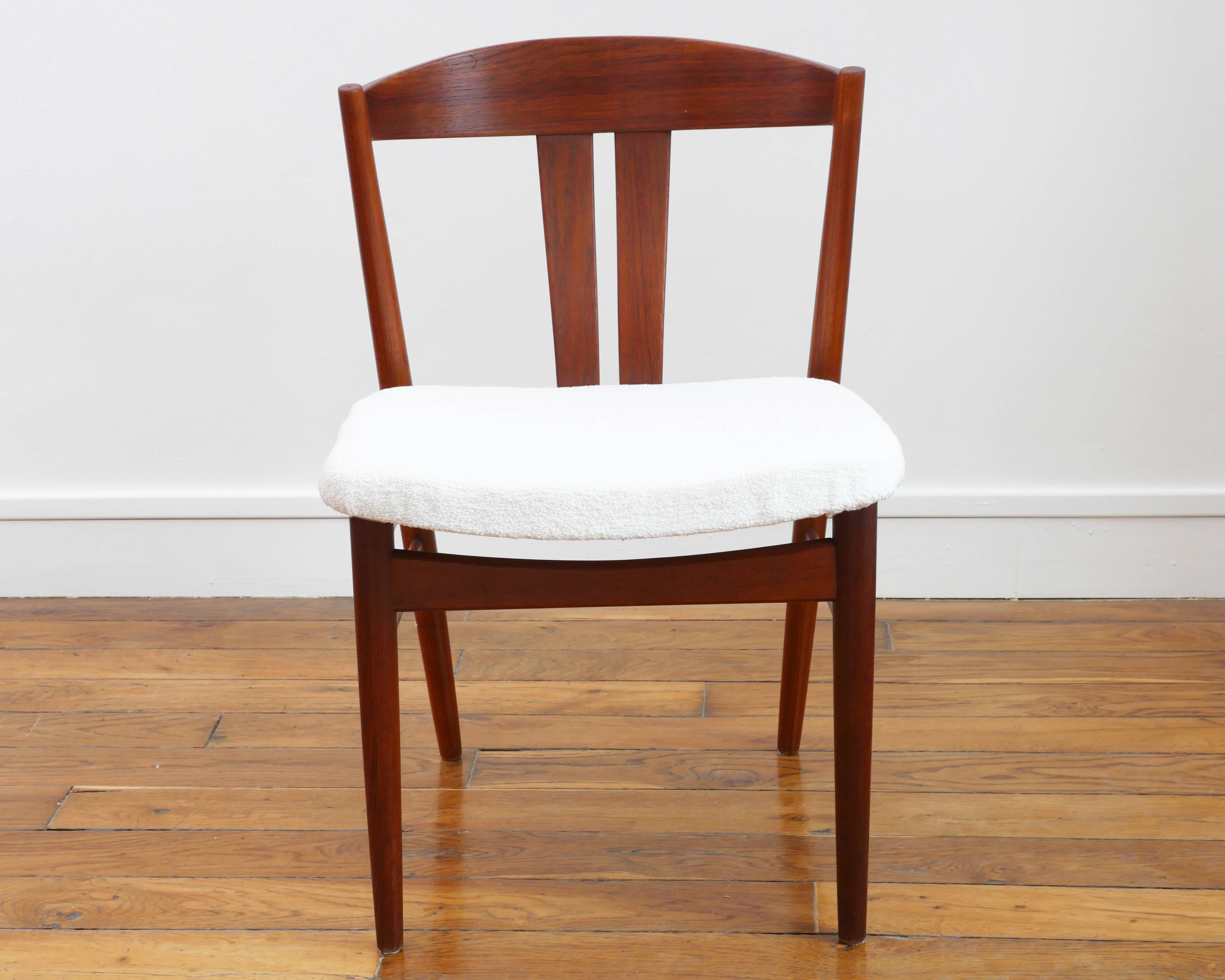 Teak chair – Carl Ewent Ekstrom – Restored