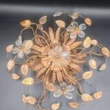 Florentine wall light or ceiling light by Banci Firenze, 1970s Maison Baguès.