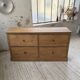1950s pine workshop furniture 175cm