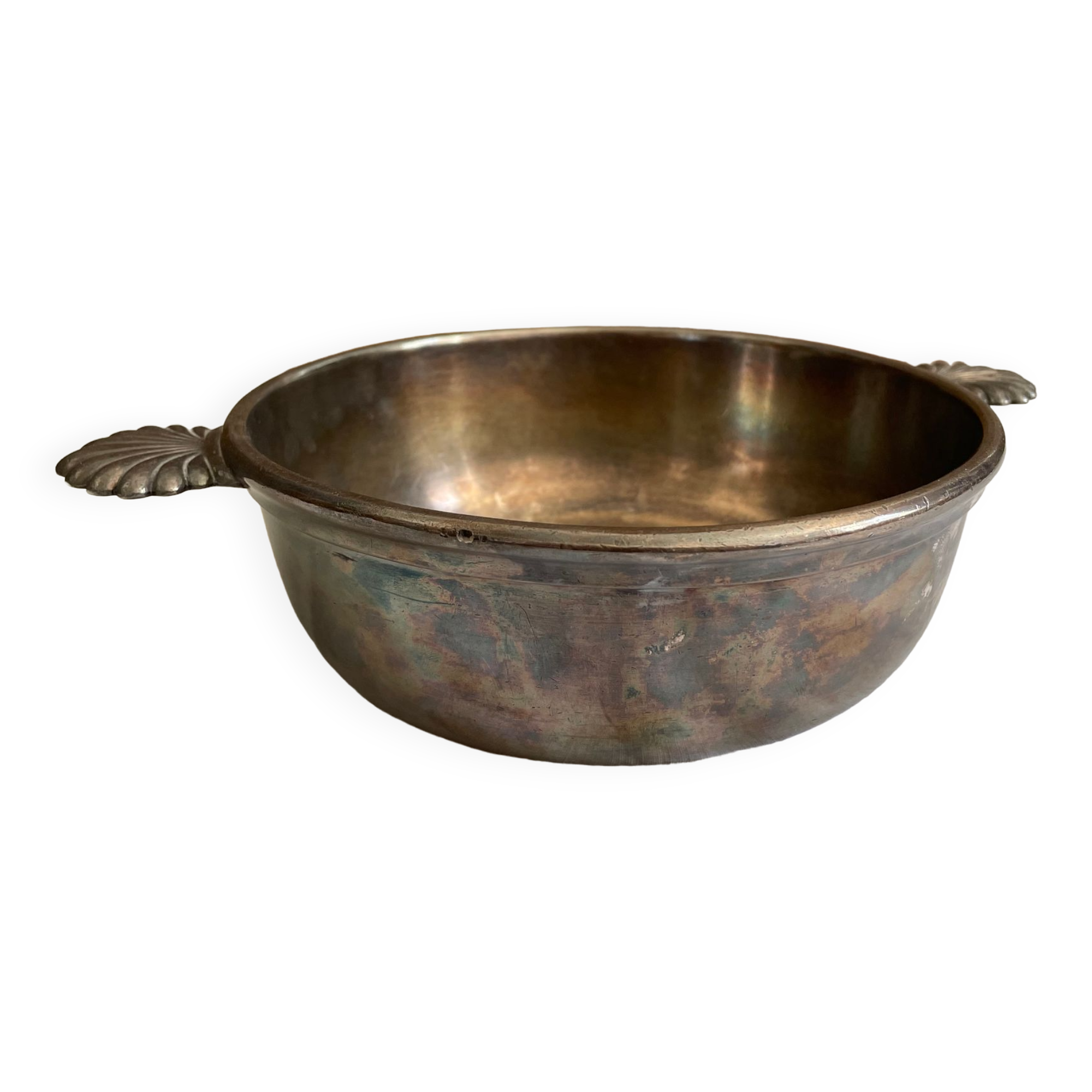 Bowl handles silver metal sheet