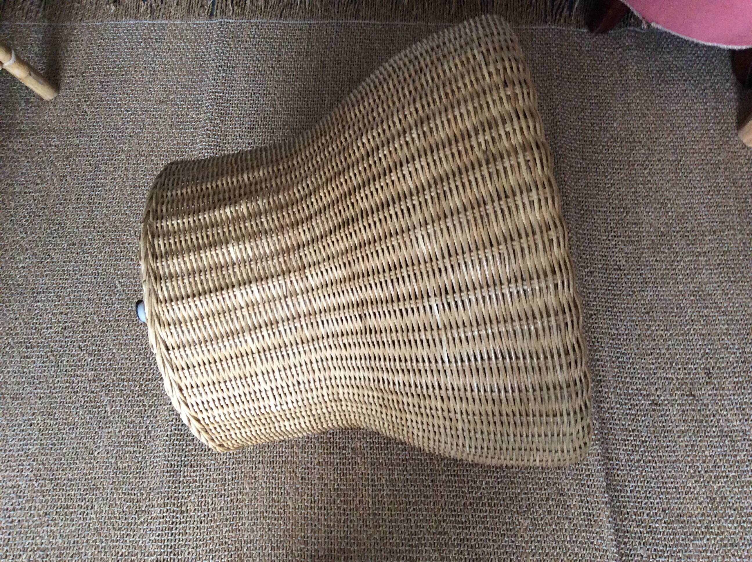 Wicker coffee table