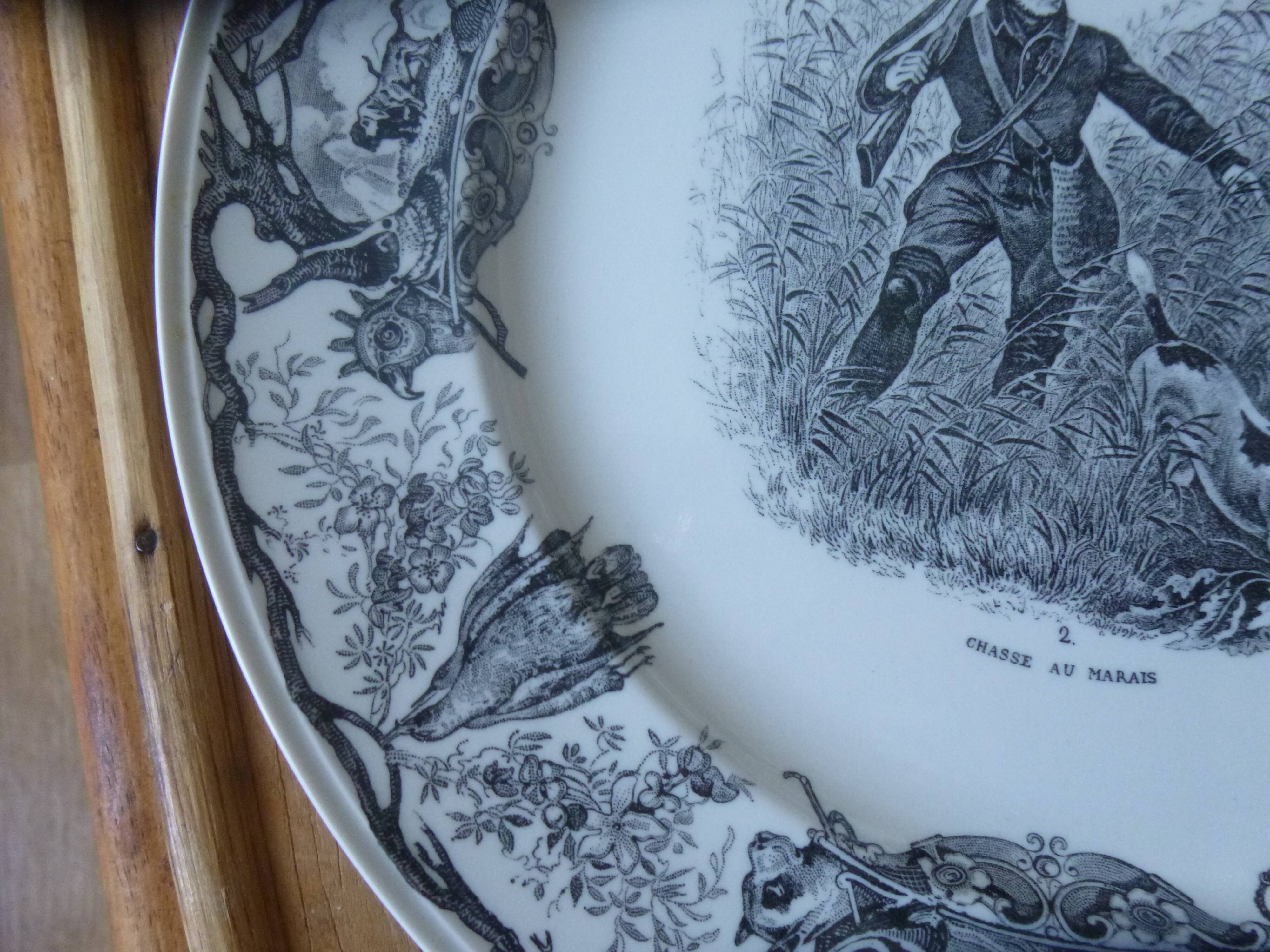 Plate plate Villeroy & Boch series "the hunt"