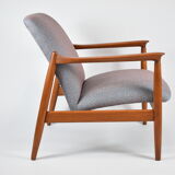 Fauteuil vintage entièrement restauré designer E.Homa, années 60, Europe de l’Est, multicolore, résistant à l’eau