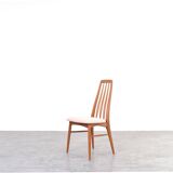 Teak & Wool Eva Dining Chairs by N. Koefoed for Koefoed Hornslet, 1960s