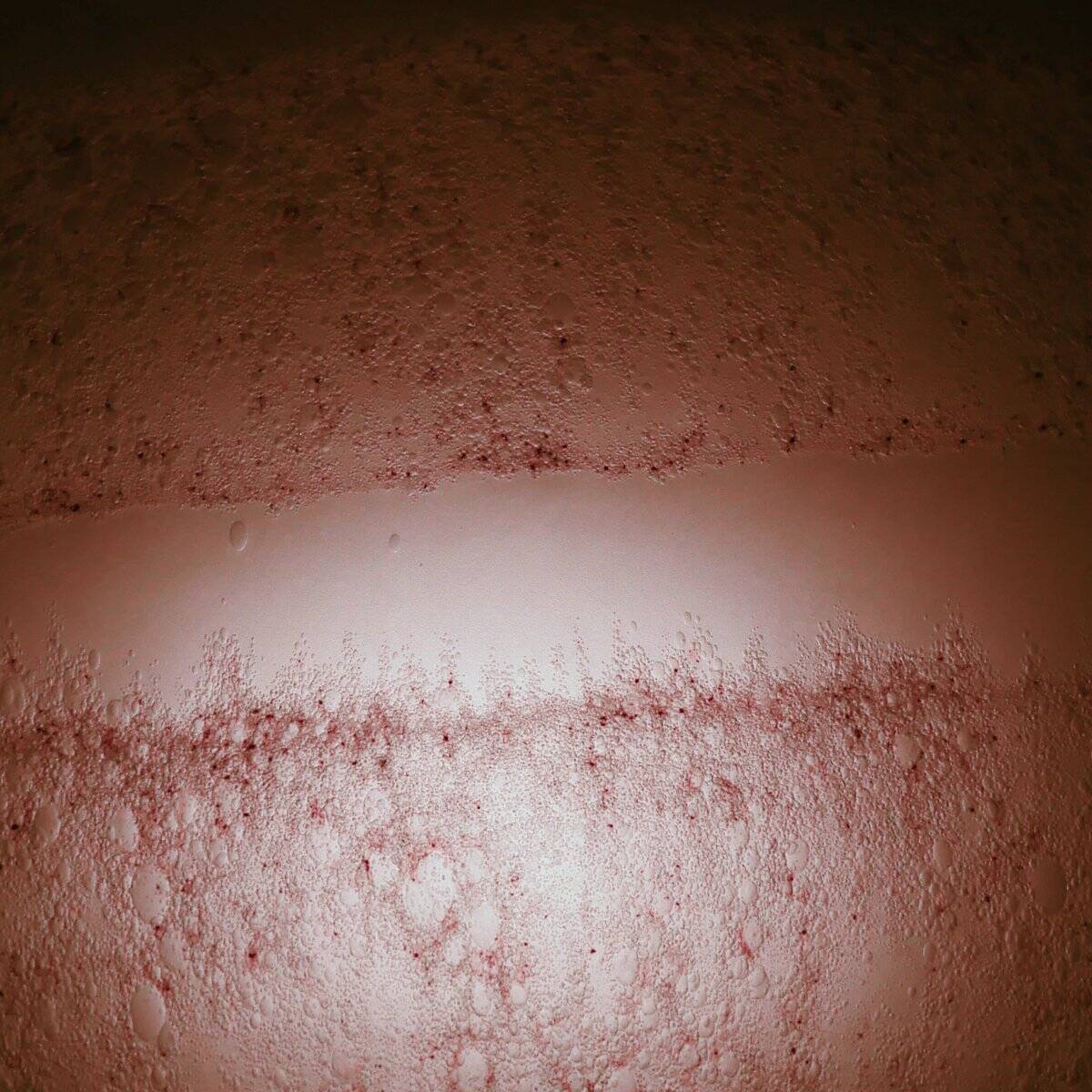 Grande lampe de table en verre de Murano satiné et corrodé Swirl de VeArt, années 80.