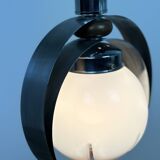 Italian chandelier by MAZZEGA in metal, wood and Murano glass 1970