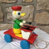 Old toy to shoot, duck and xylophone