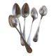 Set of 5 silver soup spoons "Louise"