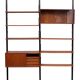 Poul Cadovius Royal wall system 2 Cabinets 6 shelves 1960s