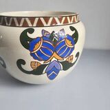 Belgian Art Deco vase cache-pot AMC