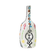 Vase artisanal bouteille amazigh Anaroze