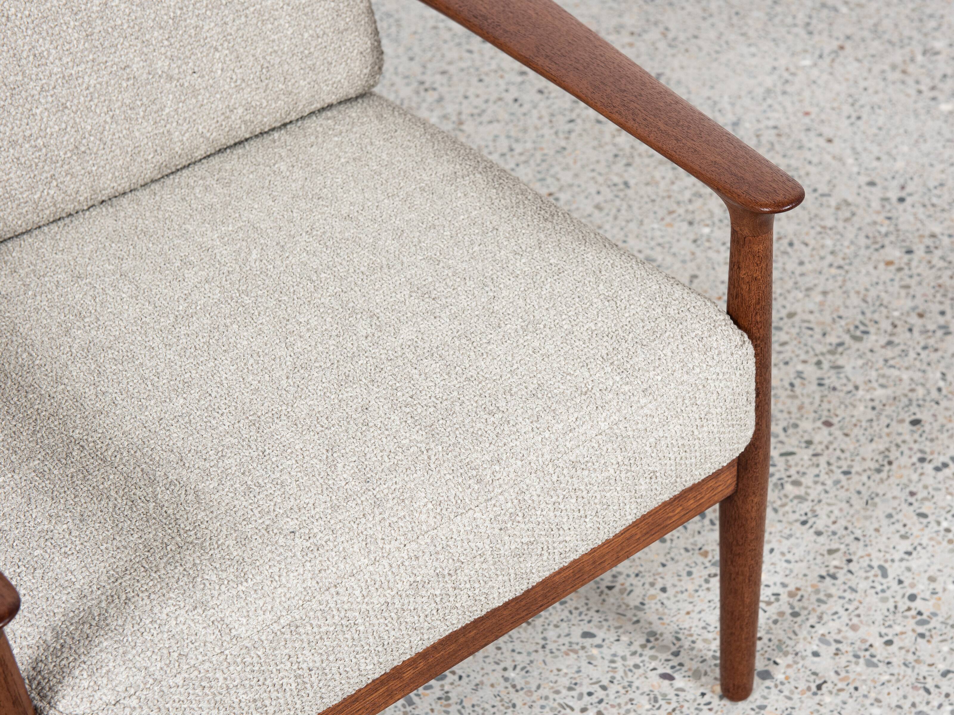 Midcentury Danish easy chair in teak by Svend Aage Eriksen for Glostrup 196