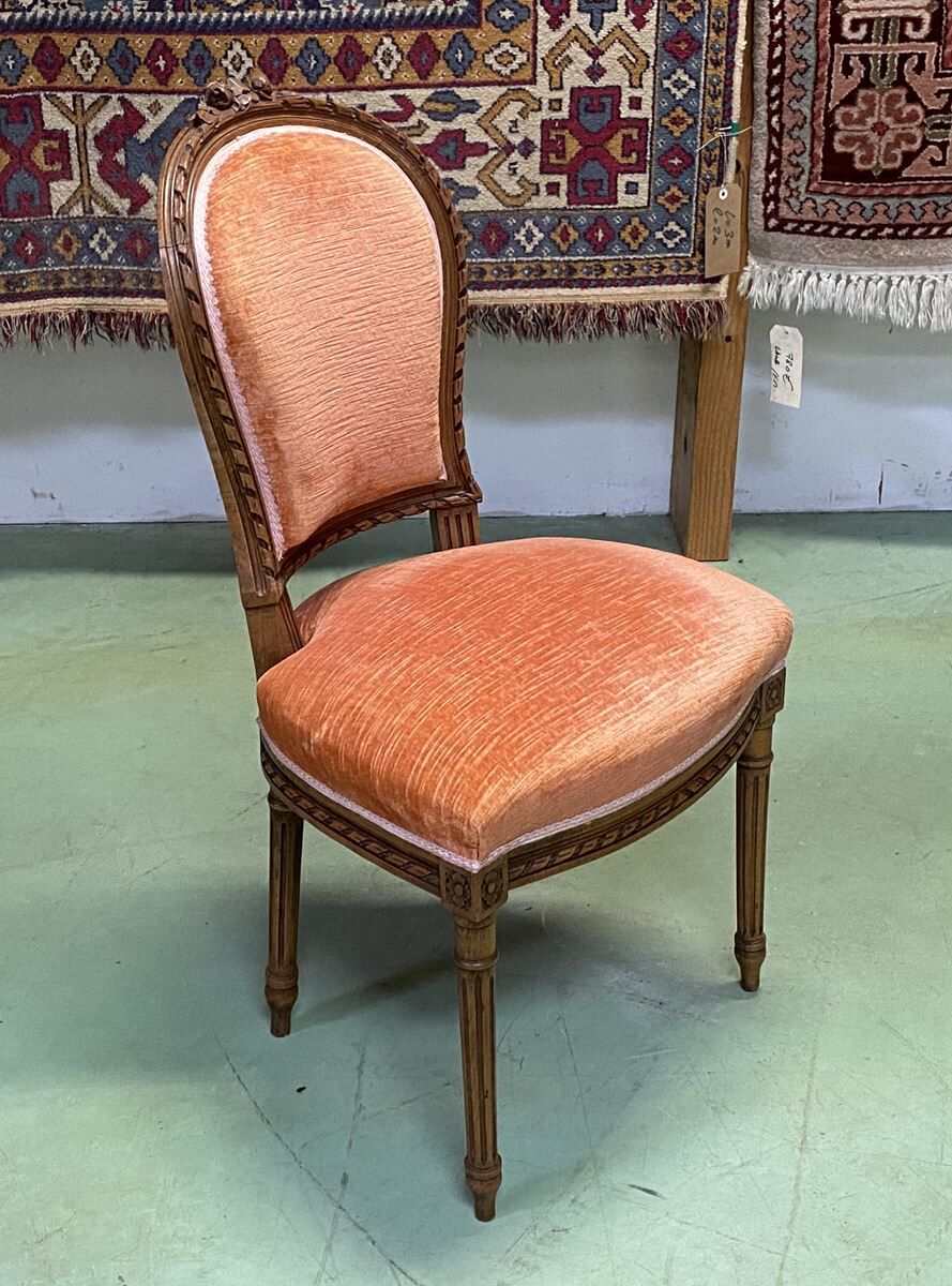 Louis XVI walnut chair early 20th century