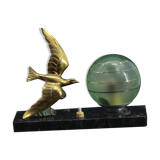 Art deco bird lamp
