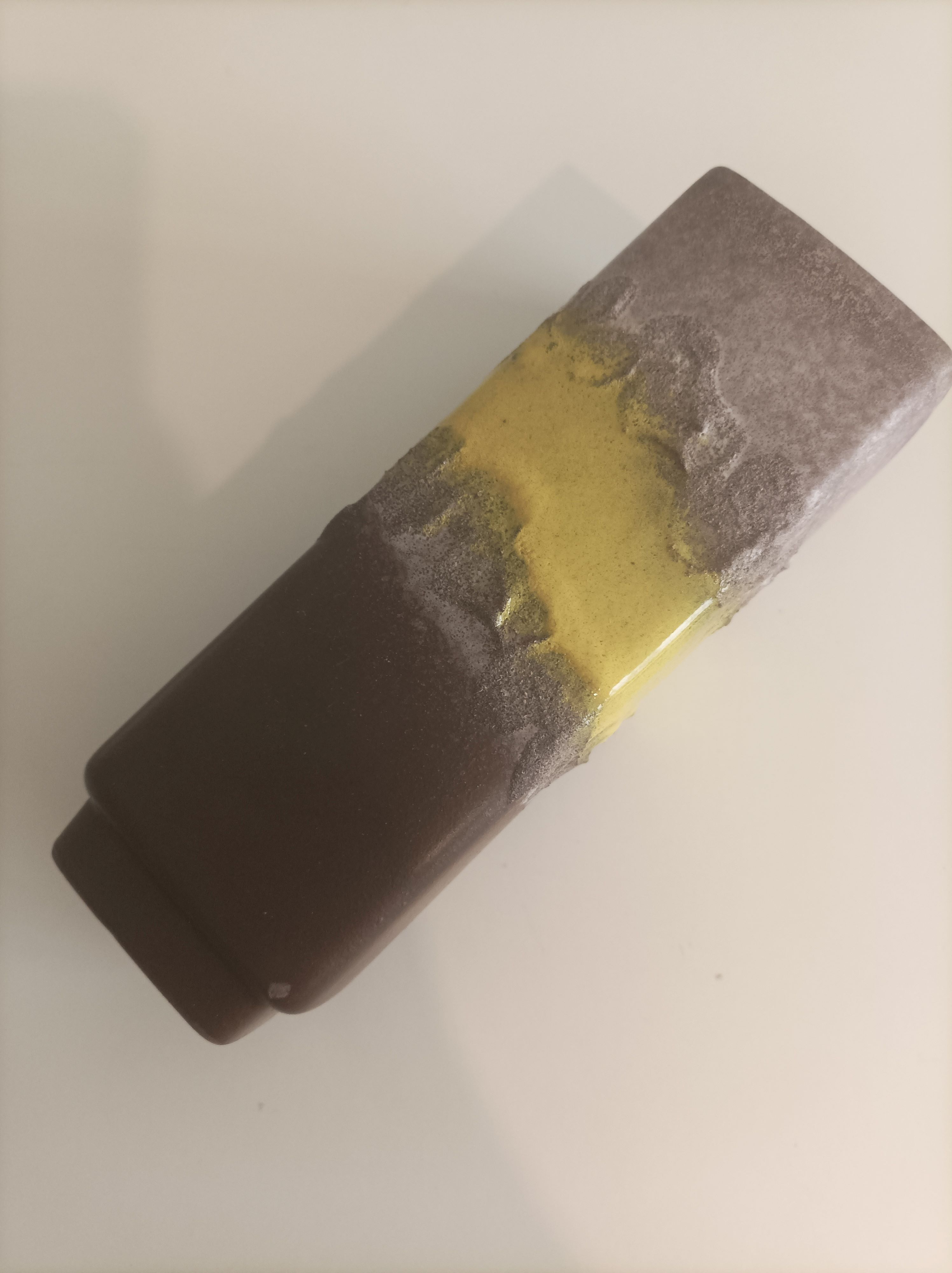 Fat Lava Strelha Ceramic Vase, GDR 1970