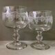 Set 12 verres d’Alsace cristal gravé vin et apéritif