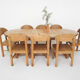 Large pinewood extendable dining table1970's