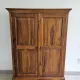 Bookshelf storage furniture bibus shelves solid old teak wood