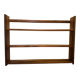 Old shelf in solid wood and exotic wood