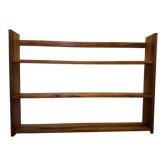 Old shelf in solid wood and exotic wood