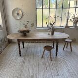 Oval farmhouse table 250cm pine