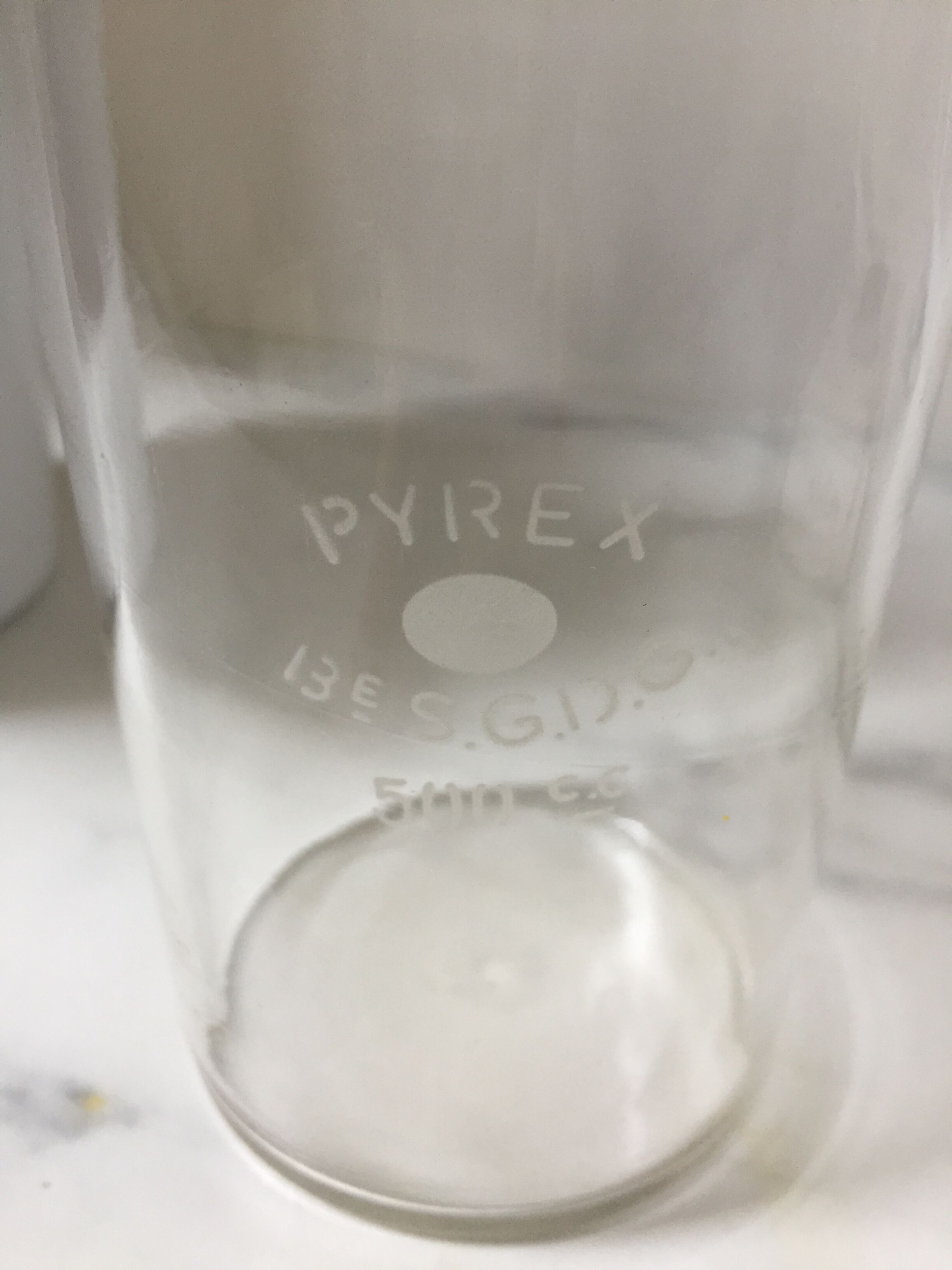 Vase pot en verre Ustensile Chimie