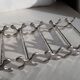 Set of 6 stainless steel knife rests by Chabanne in its original box.