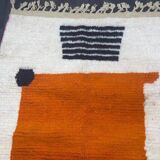 Handmade natural wool rug size 200 x 300 cm
