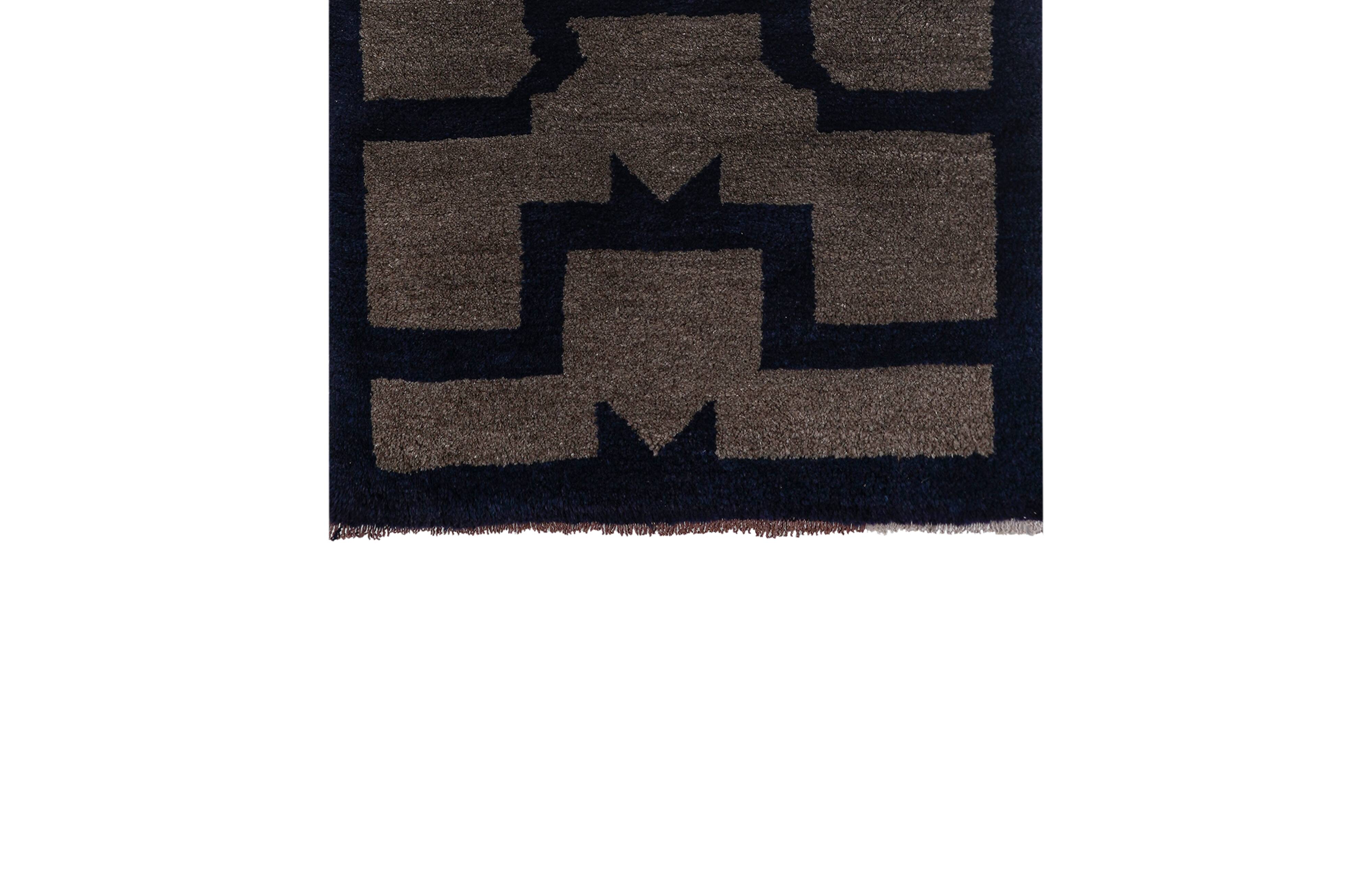 Vintage Turkish Oushak Handwoven Rug 85x195 cm