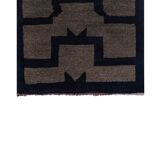 Vintage Turkish Oushak Handwoven Rug 85x195 cm