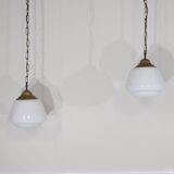 Opaline hanging lamp
