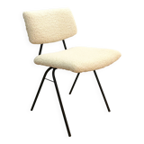 Set of 4 reupholstered Pierre Guariche chairs